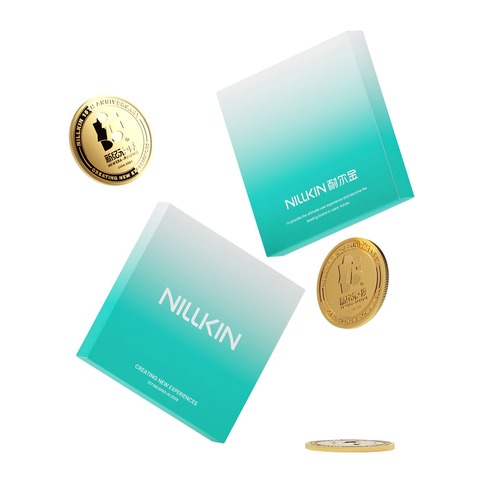 Moneda Conmemorativa del 15º Aniversario de Nillkin