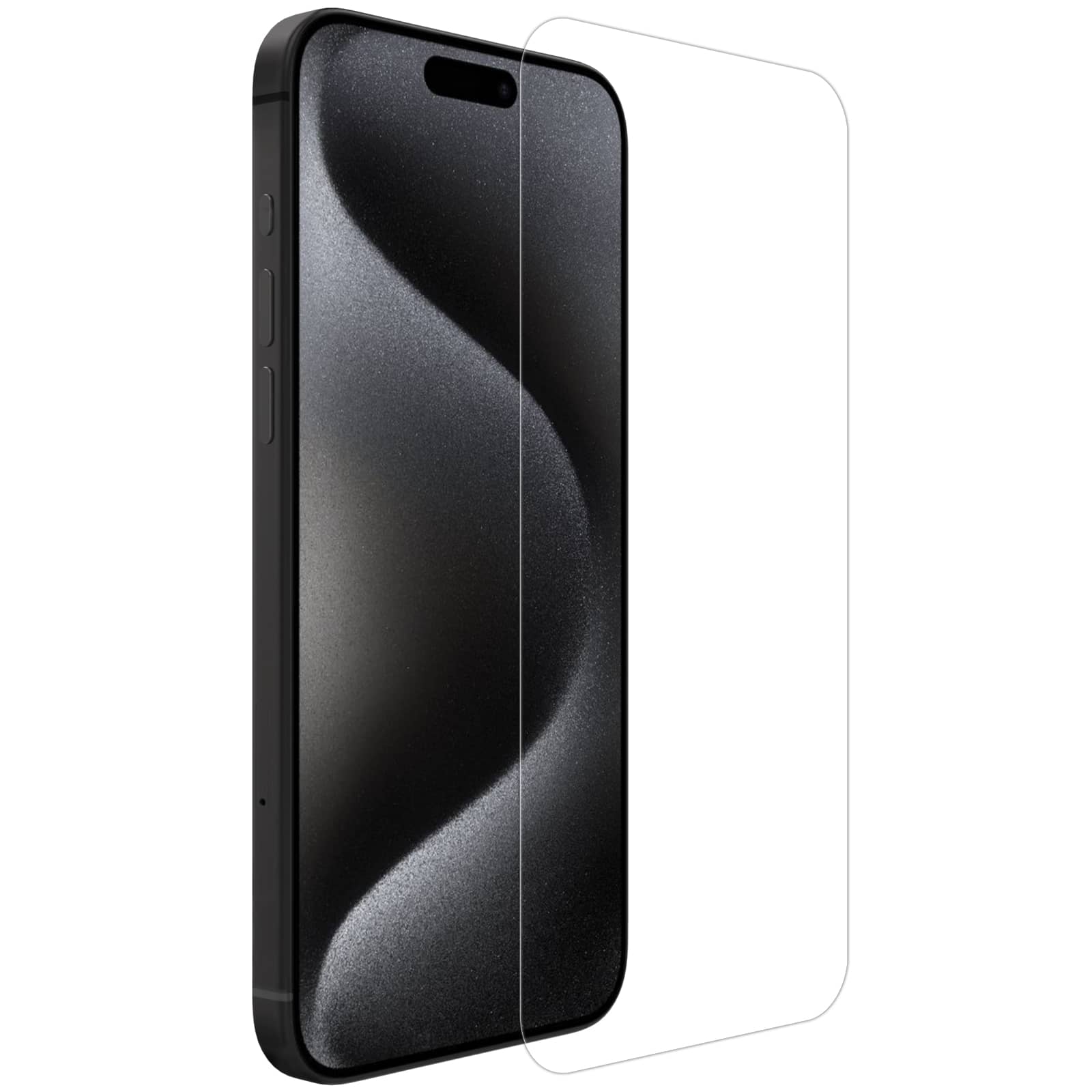 Pellicola protettiva in vetro trasparente 2.5D per iPhone 15 Series