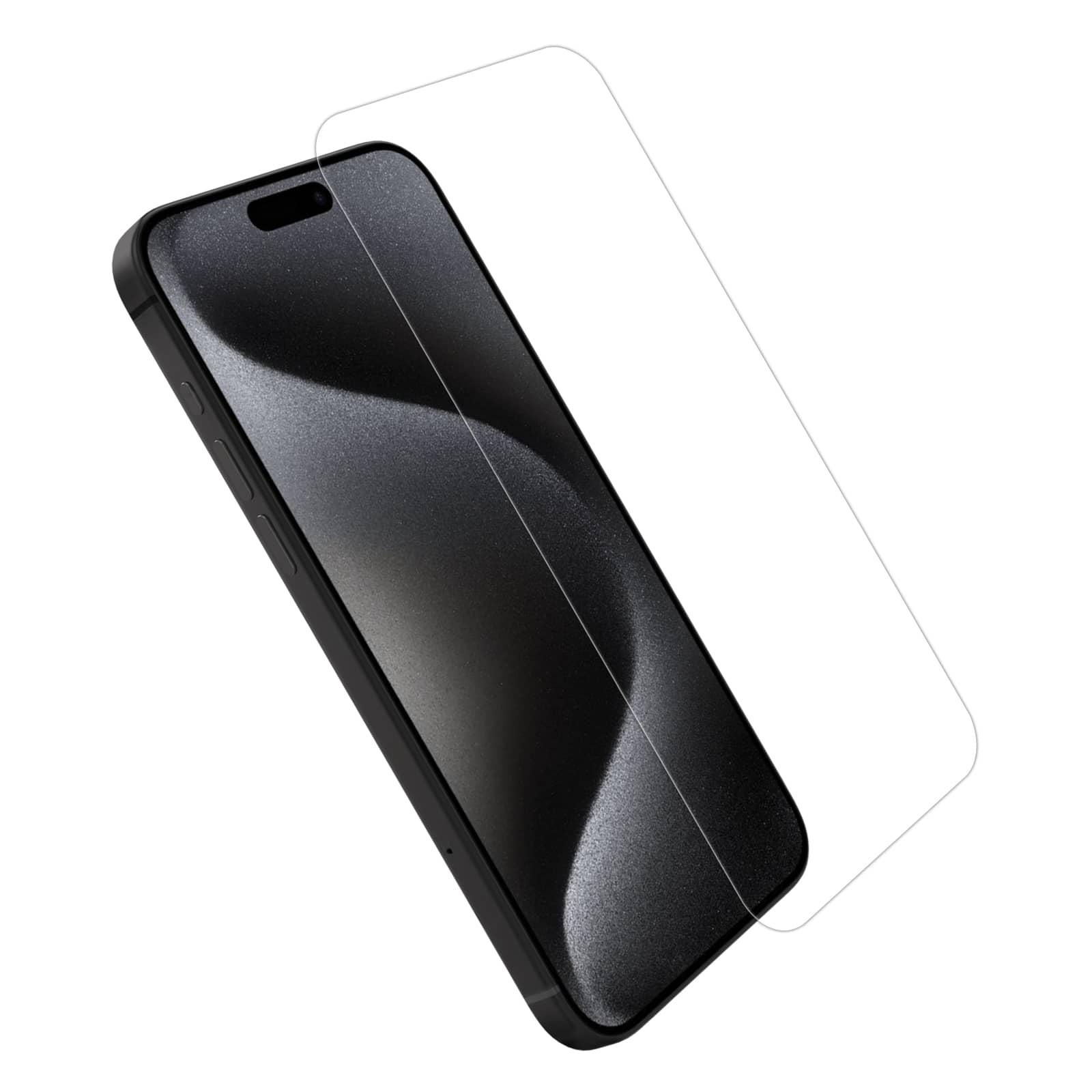 Pellicola protettiva in vetro trasparente 2.5D per iPhone 15 Series
