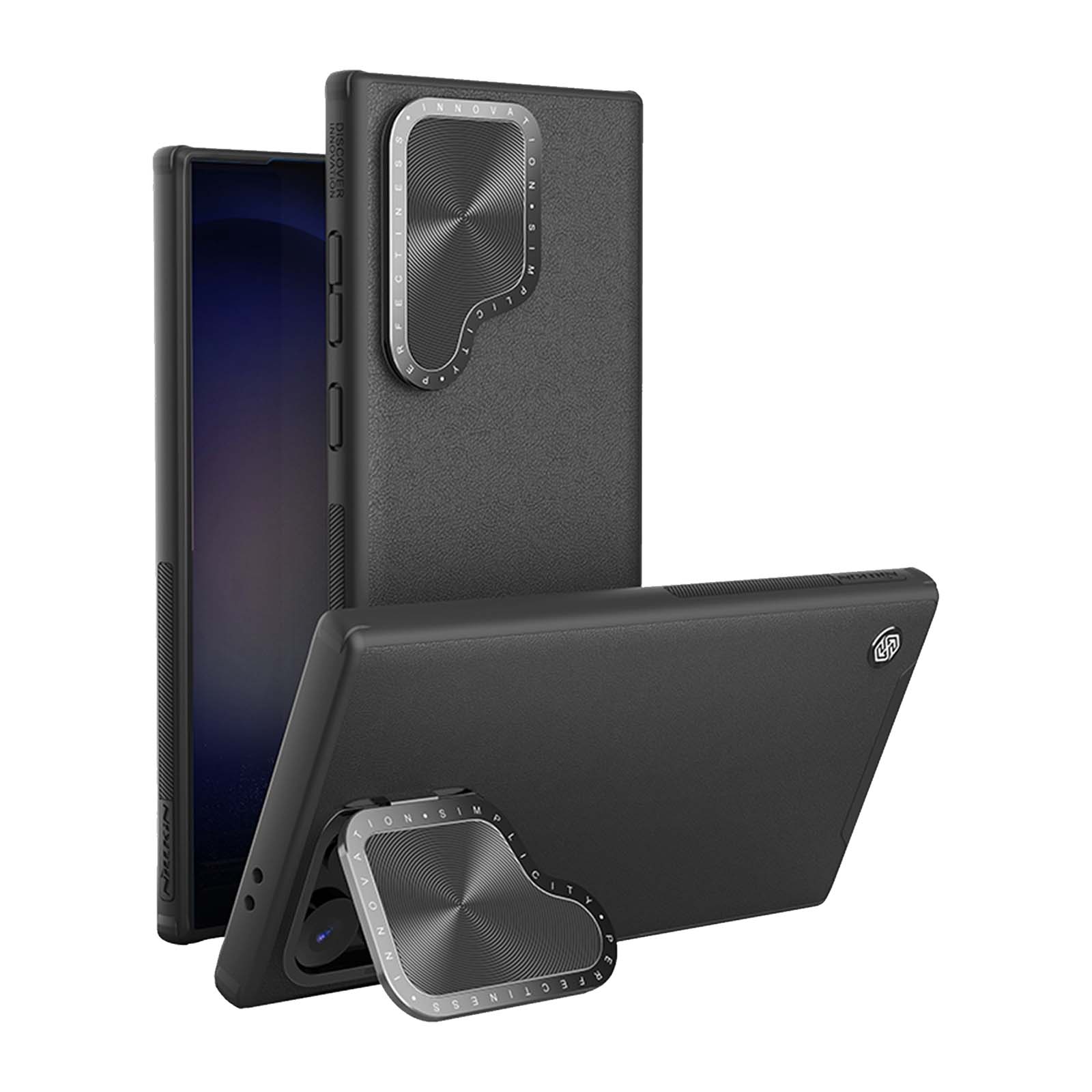 Étui en cuir CamShield CamProp compatible avec MagSafe® pour la série Galaxy S24