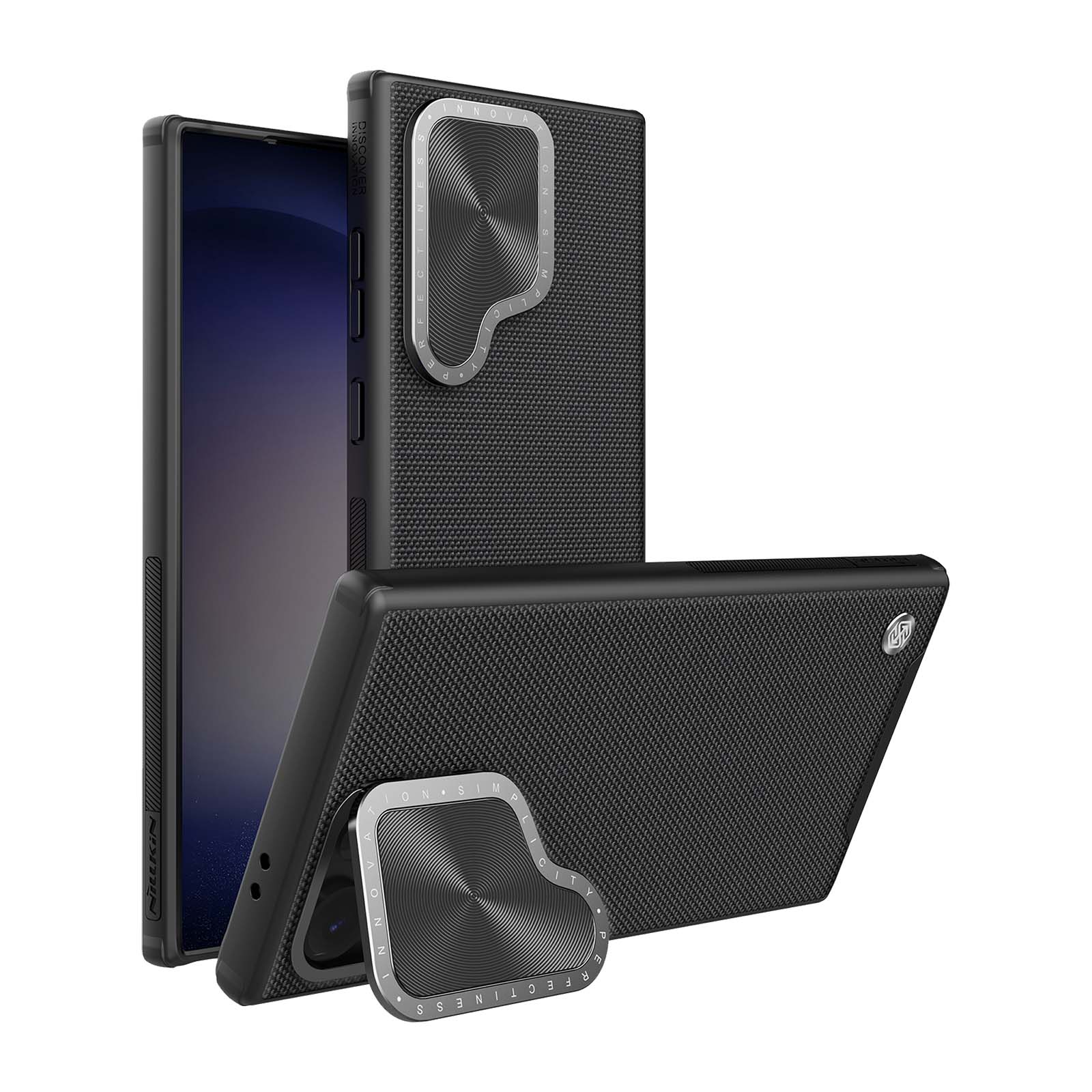 MagSafe®-kompatibles Textur-Prop-Case für Galaxy S24 Serie