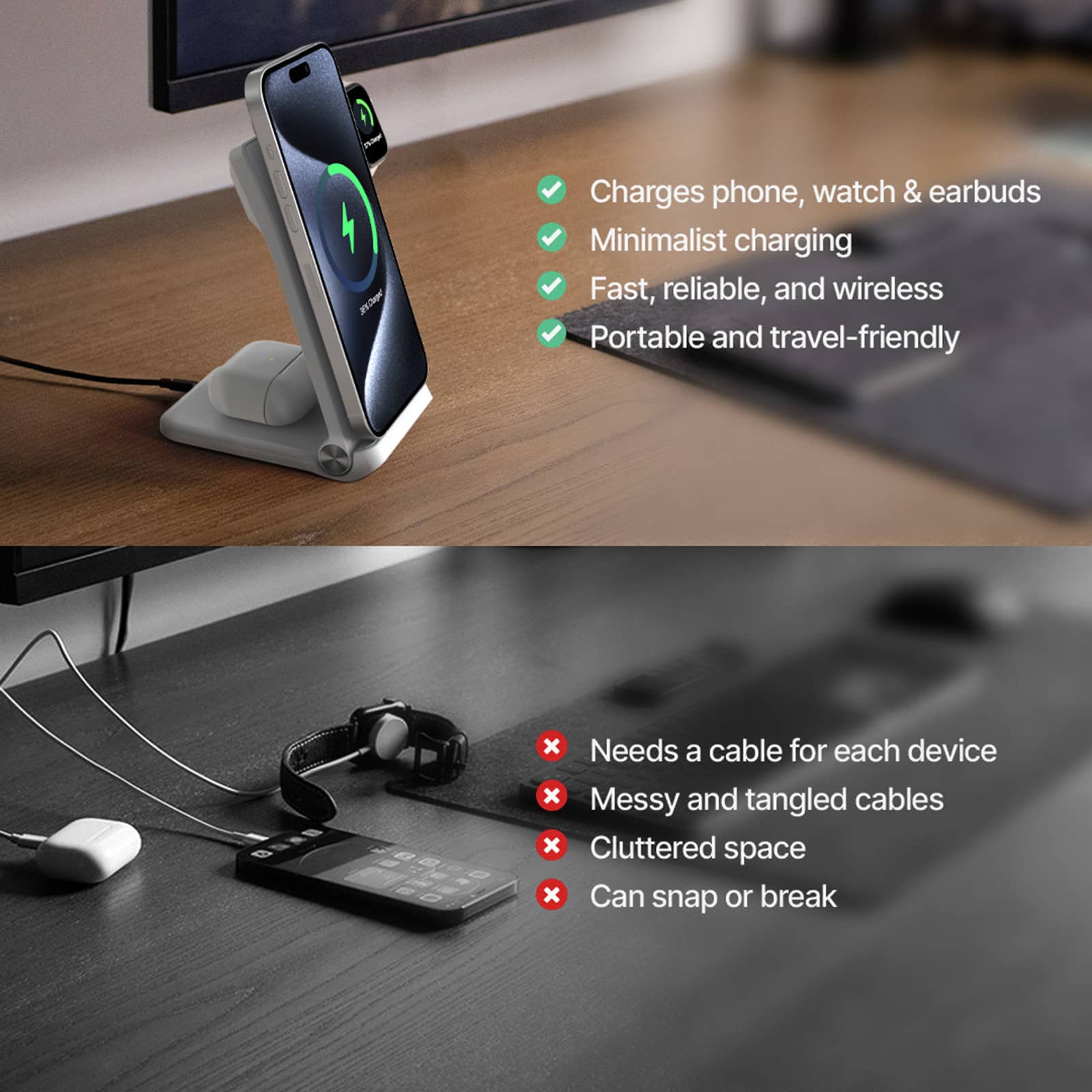 For Qi Wireless Charging Devices / Apple Watch / European Standard