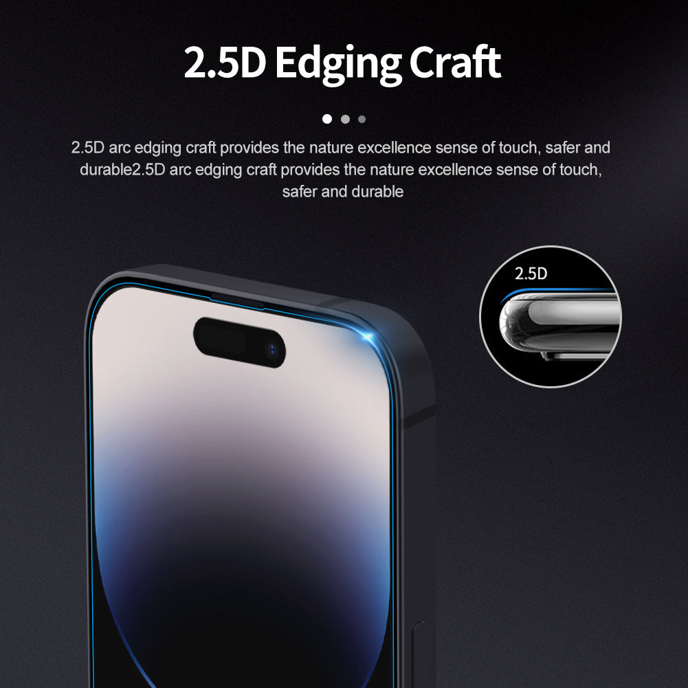 2.5D Klarglas Displayschutzfolie für iPhone 14 Serie