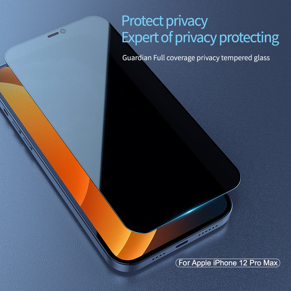 iPhone 12シリーズ用のプライバシーガードガラススクリーンプロテクター