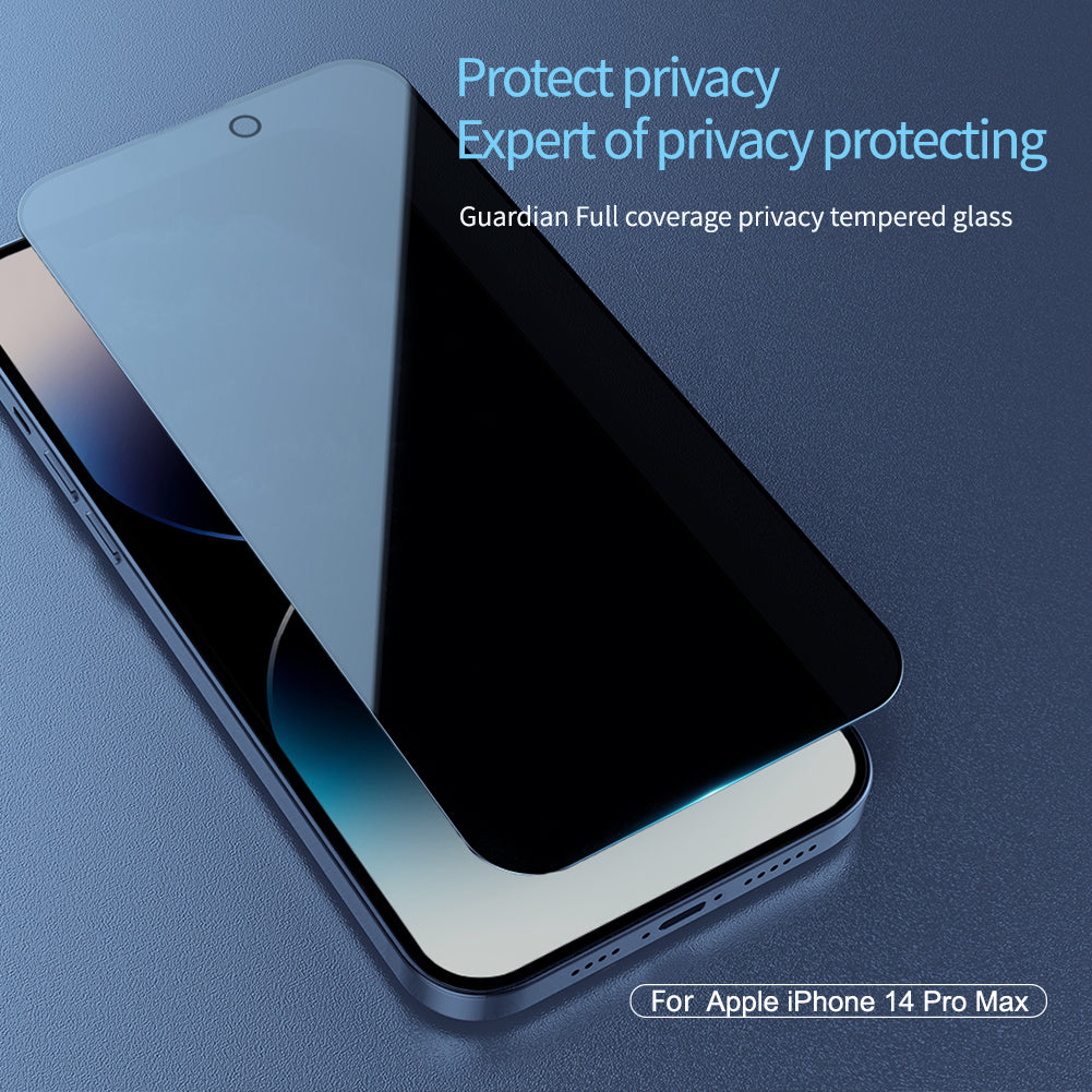 Protecteur d'écran en verre Privacy Guard pour la série iPhone 14
