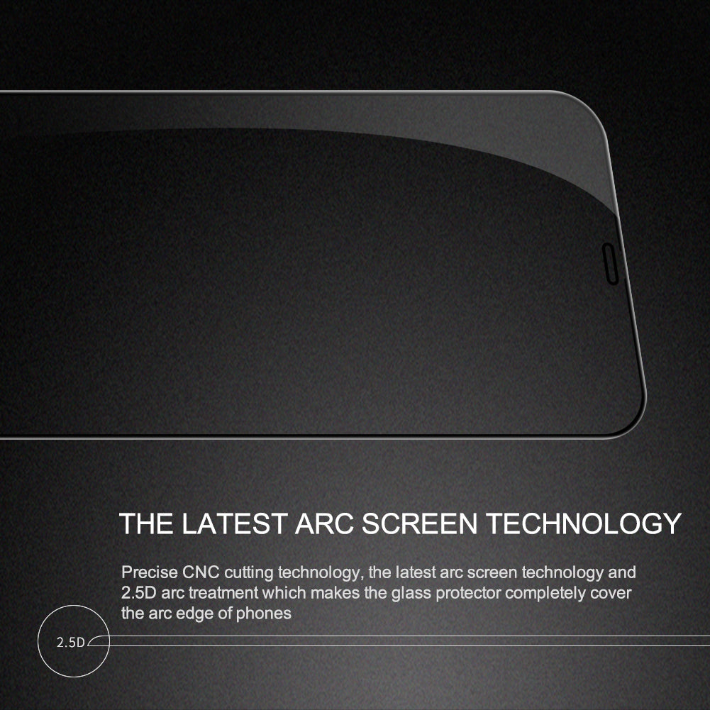iPhone 12シリーズ用の完全保護ガラススクリーンプロテクター