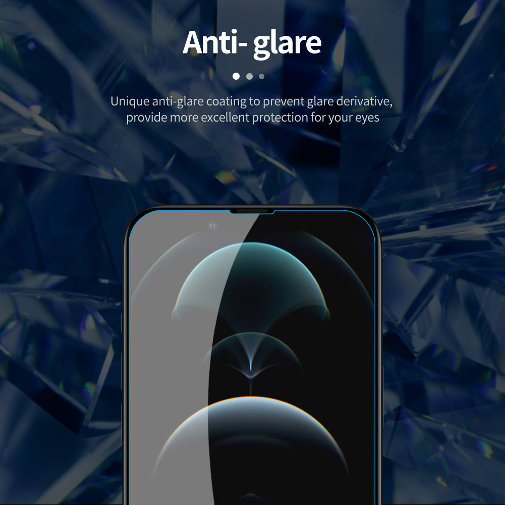 Protecteur d'écran en verre transparent 2.5D pour la série iPhone 13