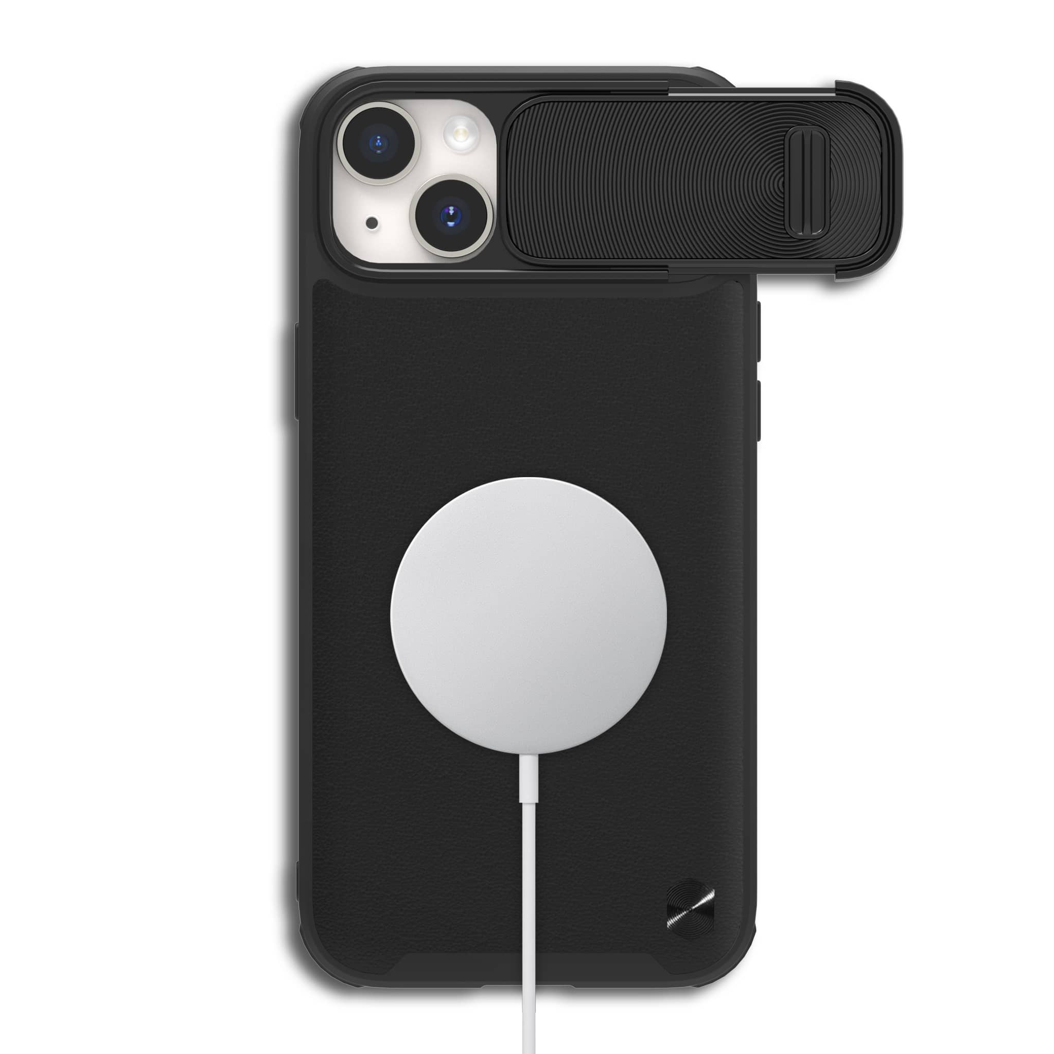 iPhone 14 Plus (6.7") / Leather Black