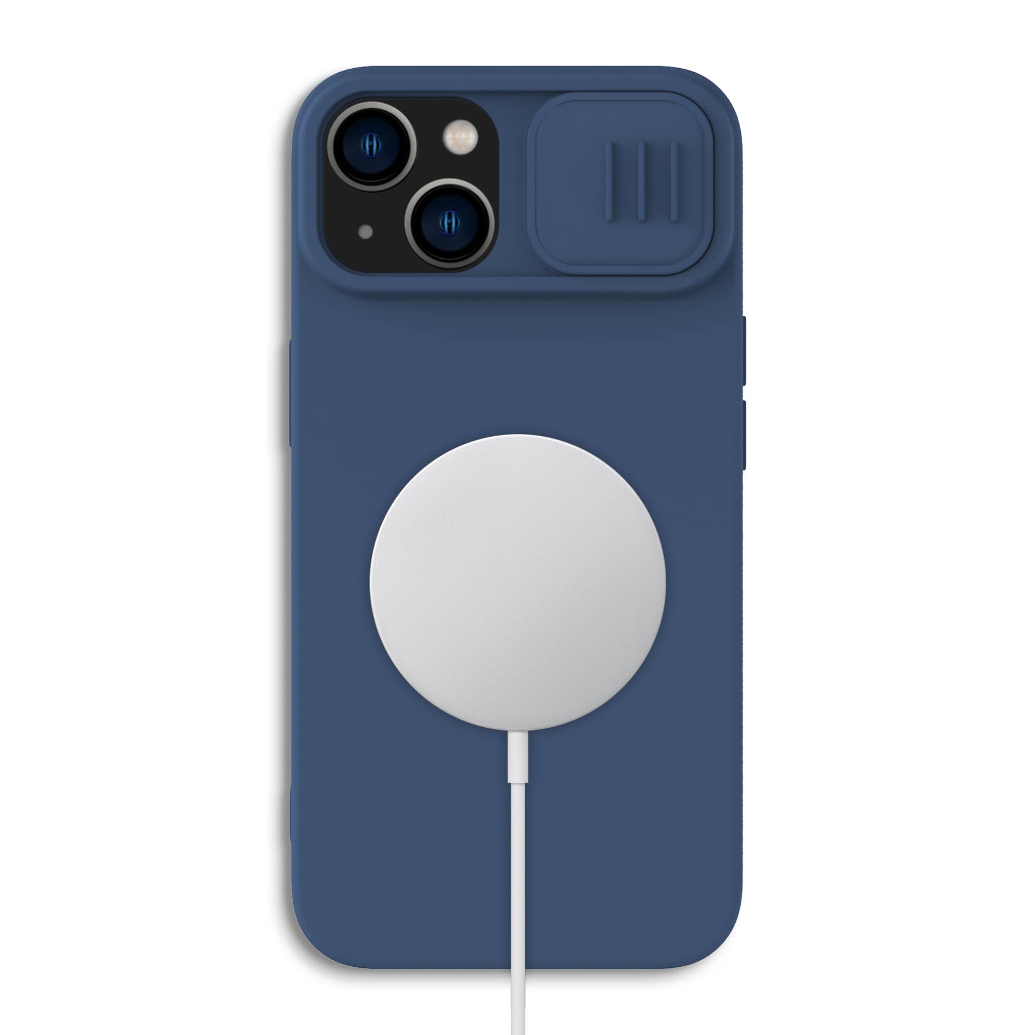 MagSafe®-kompatibles CamShield Seidiges Silikonhülle für iPhone 14 Serie